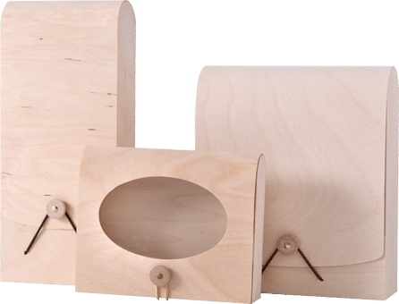 Flexible Wooden Portfolio Boxes 