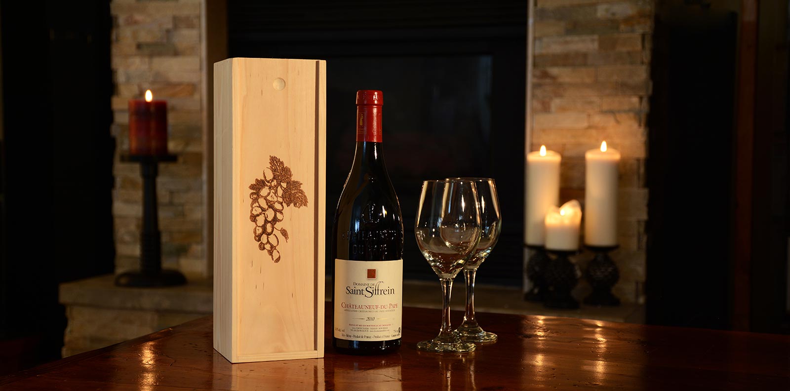 wooden wine gift boxes