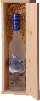 Hinge Lid Wooden Liquor Boxes