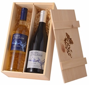 Inset Lid Wooden Wine Box –2 Bottles