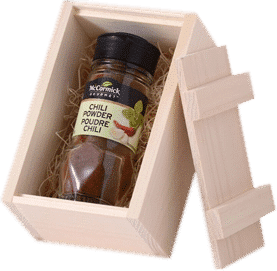 spice box with inset lid
